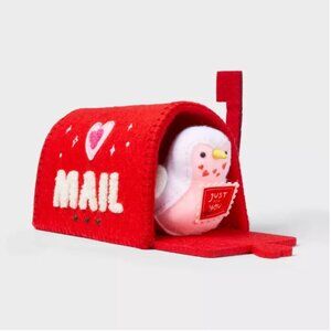 Target Valentine's Day 2024 Fabric Feathery Friends Mailbox & Bird - Spritz